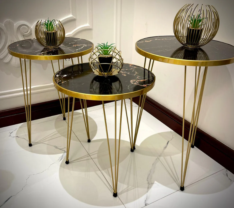 Wooden gloss tables
